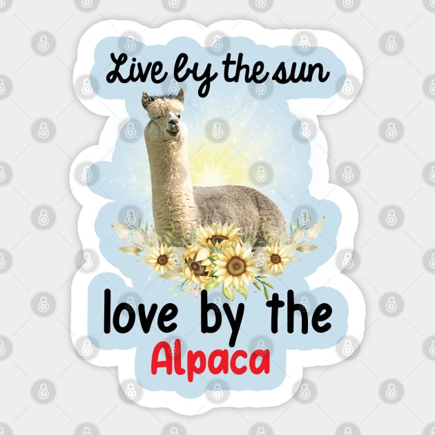 alpaca lovers Sticker by reginaturner